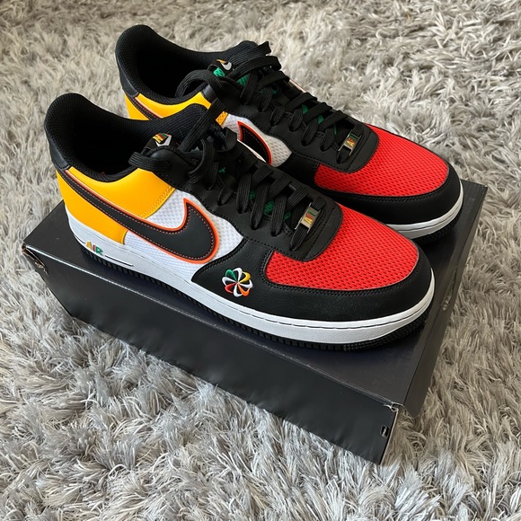 Nike Air Force 1 low “Black yellow orange” - Picture 4 of 9